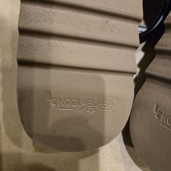 Koolaburra By Ugg Fuzz N ll Chetah Back Strap Slippers Sandals 8 - Picture 9 of 10